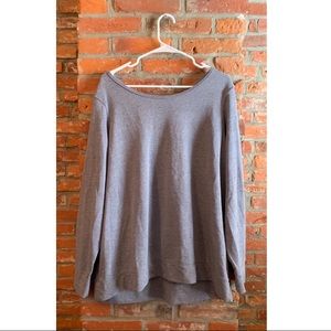 Keyhole Back Sweatshirt